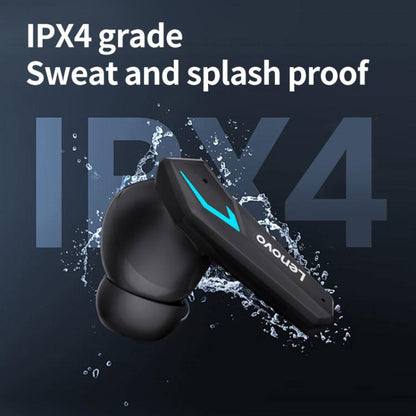 Lenovo TG102 AI Intelligent Noise Reduction Game BT 5.4 Wireless Earphones(White) by Lenovo