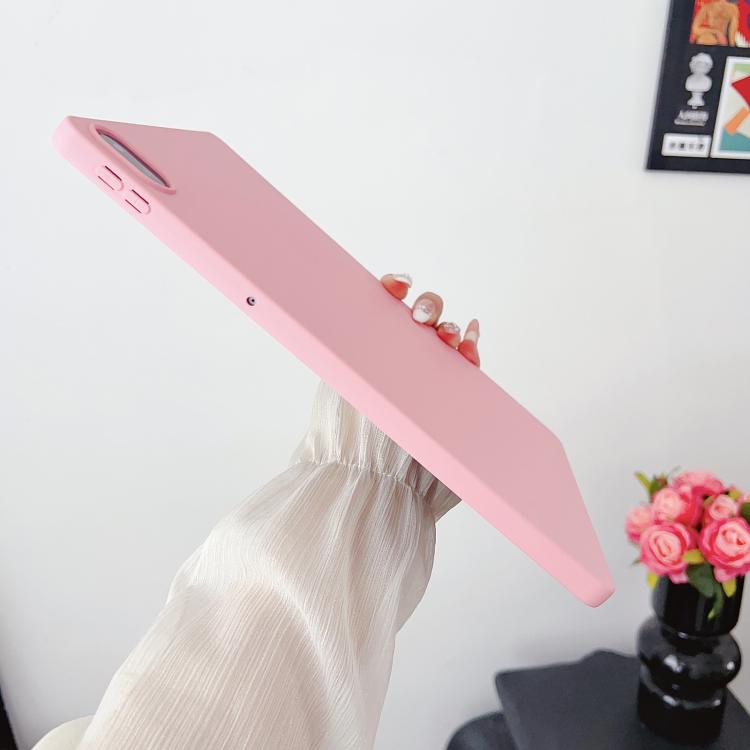 For Huawei Matepad Air 2024 Oil Spray Skin-friendly TPU Tablet Case(Pink) by bashfashion