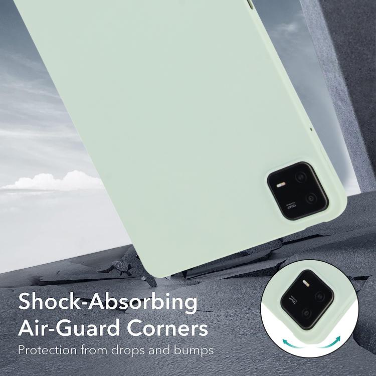 For Xiaomi Pad 7 Oil Spray Skin-friendly TPU Tablet Case(Mint Green) by bashfashion