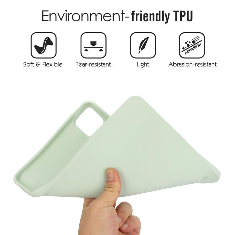 For Xiaomi Pad 7 Oil Spray Skin-friendly TPU Tablet Case(Mint Green) by bashfashion