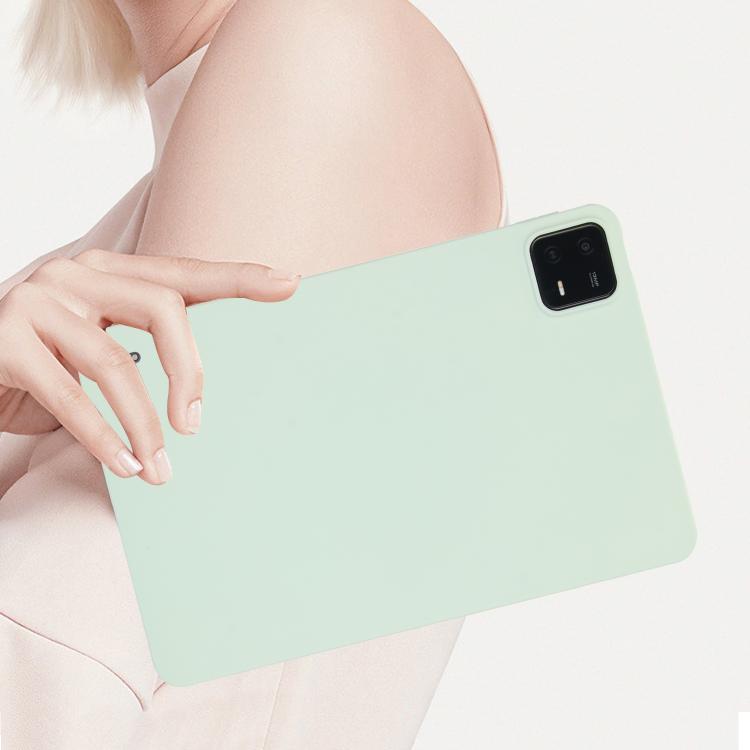 For Xiaomi Pad 7 Oil Spray Skin-friendly TPU Tablet Case(Mint Green) by bashfashion