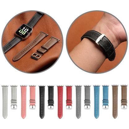 For Honor Watch 5 Pointed Tail Genuine Leather Watch Band(Pink) by bashfashion