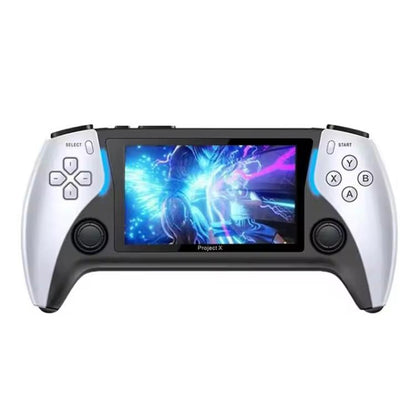 PROJECT X Handheld Game Console 4.3 inch Screen ATM 7051 CPU(White) by bashfashion