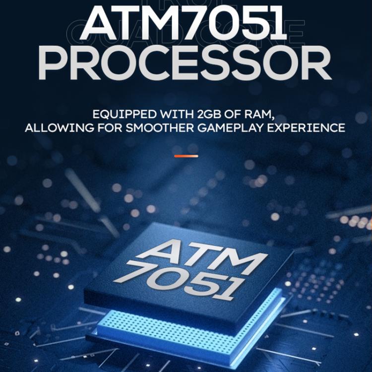 PROJECT X Handheld Game Console 4.3 inch Screen ATM 7051 CPU(White) by bashfashion