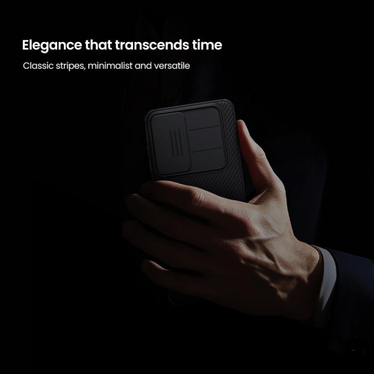 For Samsung Galaxy A56 5G NILLKIN Black Mirror Pro Series Camshield PC Phone Case(Black) by NILLKIN