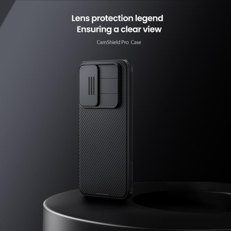 For Samsung Galaxy A56 5G NILLKIN Black Mirror Pro Series Camshield PC Phone Case(Black) by NILLKIN