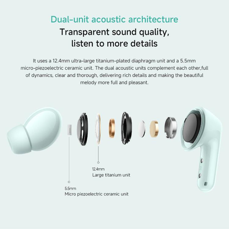 Xiaomi Redmi Buds 6 Active Noise Reduction Wireless Bluetooth Earphone(White) by Xiaomi
