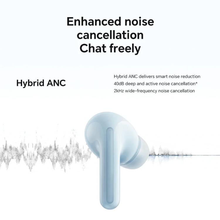 Xiaomi Redmi Buds 6 Lite Dual Microphone AI Call Wireless Bluetooth Earphone(Black) by Xiaomi