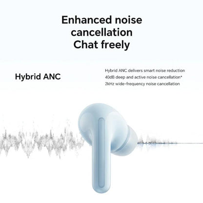 Xiaomi Redmi Buds 6 Lite Dual Microphone AI Call Wireless Bluetooth Earphone(Black) by Xiaomi