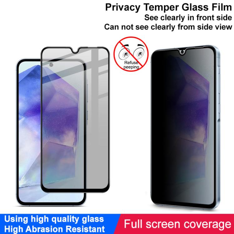 For Samsung Galaxy A26 5G imak HD Full Screen Privacy Tempered Glass Protective Film by imak