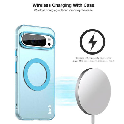 For Google Pixel 9 / 9 Pro IMAK Candy Series Shockproof MagSafe Phone Case(White) by imak