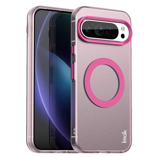 For Google Pixel 9 / 9 Pro IMAK Candy Series Shockproof MagSafe Phone Case(Purple) by imak