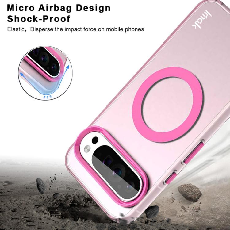 For Google Pixel 9 / 9 Pro IMAK Candy Series Shockproof MagSafe Phone Case(Purple) by imak