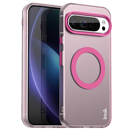 For Google Pixel 9 Pro XL IMAK Candy Series Shockproof MagSafe Phone Case(Red) by imak