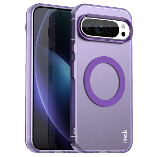 For Google Pixel 9 Pro XL IMAK Candy Series Shockproof MagSafe Phone Case(Purple) by imak