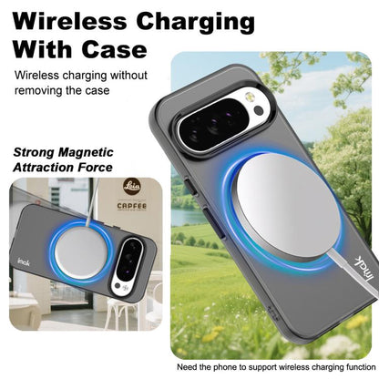 For Google Pixel 10 / Pixel 10 Pro IMAK Candy Series Shockproof MagSafe Phone Case(Black) by imak