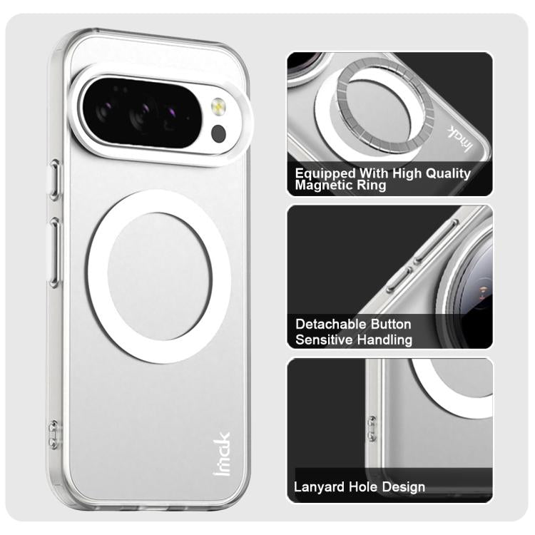 For Google Pixel 10 / Pixel 10 Pro IMAK Candy Series Shockproof MagSafe Phone Case(White) by imak