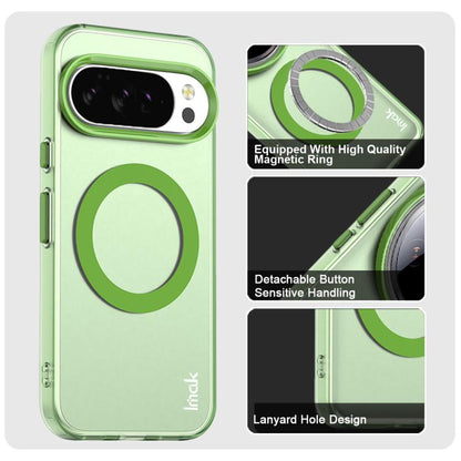 For Google Pixel 10 / Pixel 10 Pro IMAK Candy Series Shockproof MagSafe Phone Case(Green) by imak