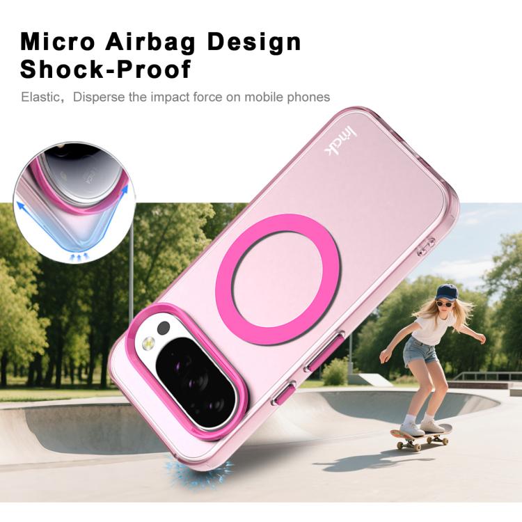 For Google Pixel 10 / Pixel 10 Pro IMAK Candy Series Shockproof MagSafe Phone Case(Red) by imak