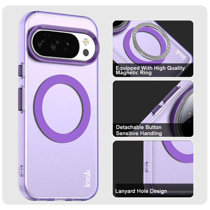 For Google Pixel 10 / Pixel 10 Pro IMAK Candy Series Shockproof MagSafe Phone Case(Purple) by imak
