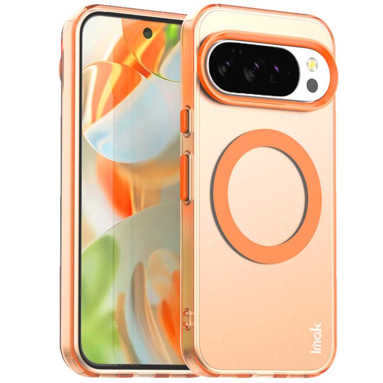 For Google Pixel 10 Pro XL IMAK Candy Series Shockproof MagSafe Phone Case(Orange) by imak