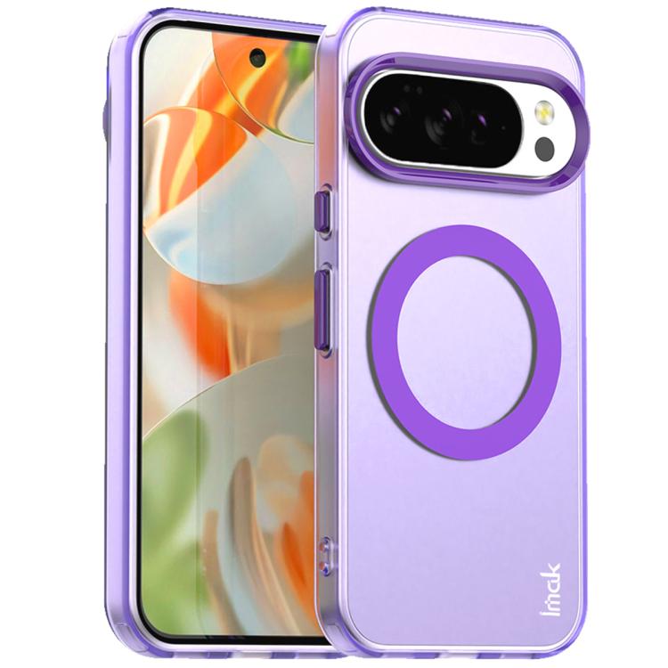 For Google Pixel 10 Pro XL IMAK Candy Series Shockproof MagSafe Phone Case(Purple) by imak