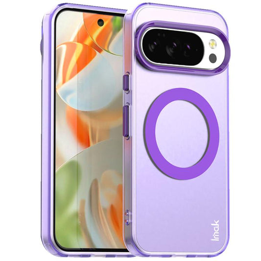 For Google Pixel 10 Pro XL IMAK Candy Series Shockproof MagSafe Phone Case(Purple) by imak