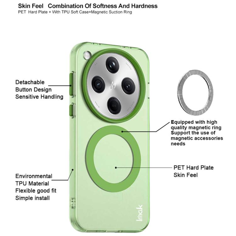 For OPPO Find X8 IMAK Candy Series Shockproof MagSafe Phone Case(Black) by imak