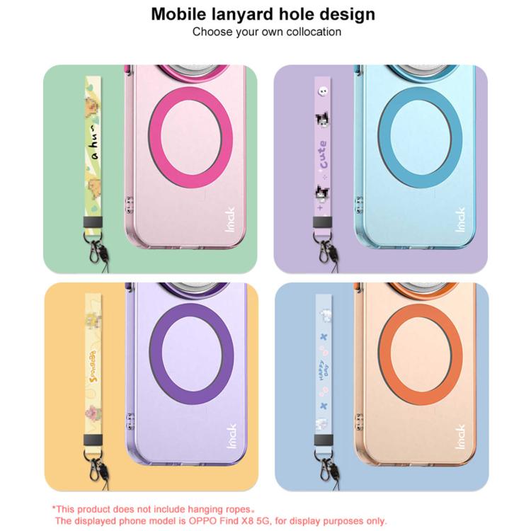 For OPPO Find X8 Pro IMAK Candy Series Shockproof MagSafe Phone Case(Orange) by imak