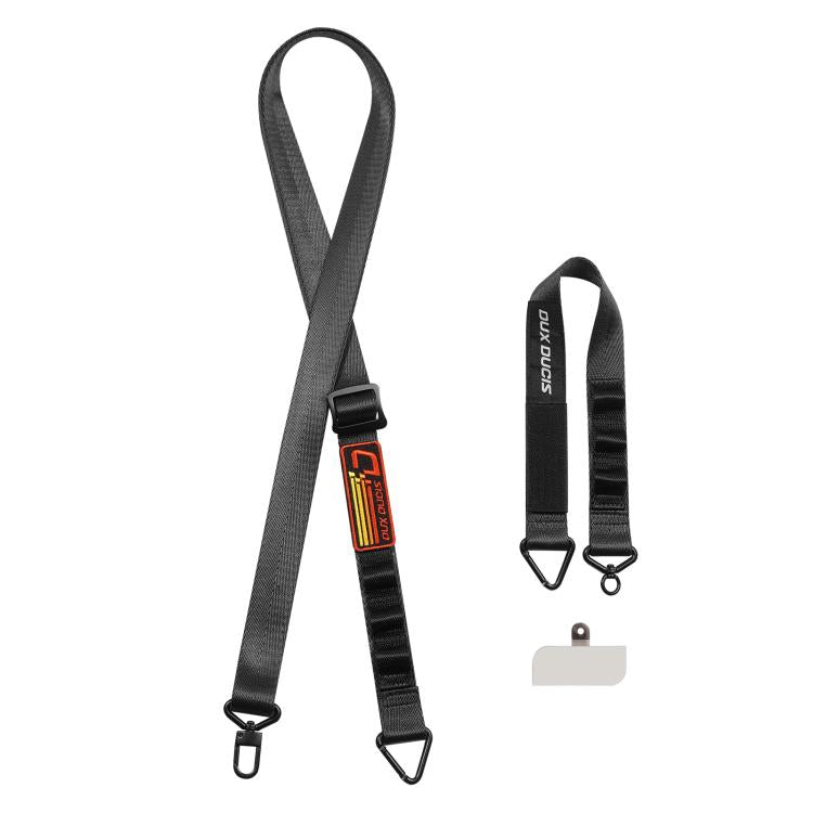 DUX DUCIS Outdoor Series Nylon Adjustable Crossbody Phone Lanyard(Black) by DUX DUCIS