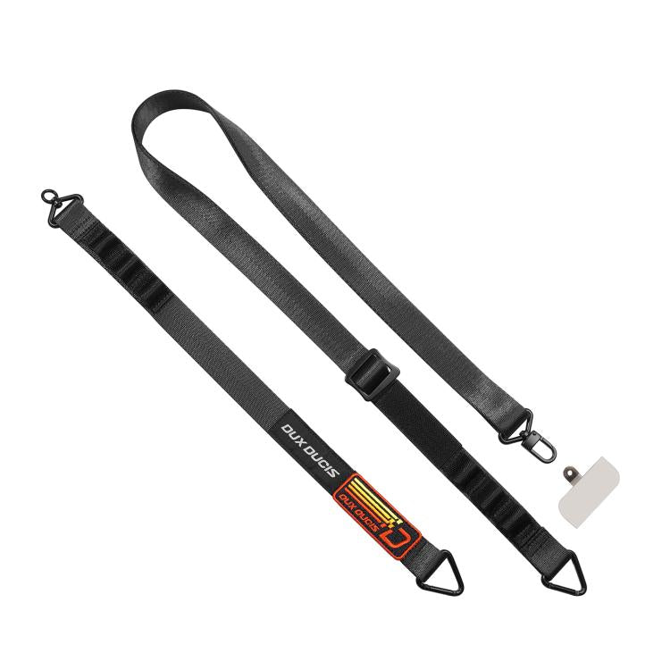 DUX DUCIS Outdoor Series Nylon Adjustable Crossbody Phone Lanyard(Black) by DUX DUCIS