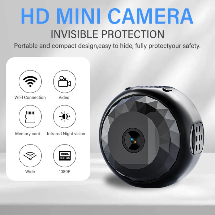 A13 1080P HD WiFi Mini Camera Supports Motion Detection(Black) by bashfashion