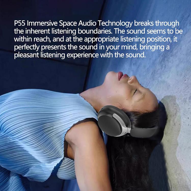 BT65 Over-Ear Active Noise Reduction Wireless Bluetooth Headset(Beige) by bashfashion