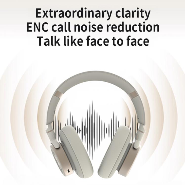 Dmooster D19 Pro ANC and EDC Noise Reduction Bluetooth Headphones(Yellow) by D MOOSTER