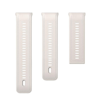 For Huawei Watch D2 Hybrid Silicone Leather Watch Band(Beige) by bashfashion