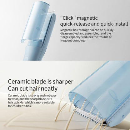 Xiaomi Mijia Children Waterproof Hair Clipper(Blue) by Xiaomi