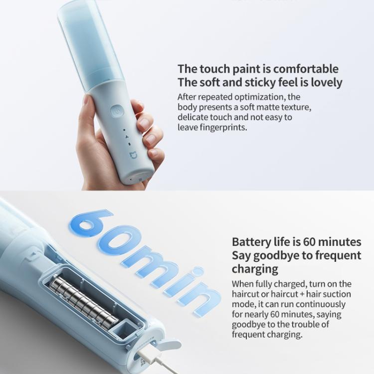 Xiaomi Mijia Children Waterproof Hair Clipper(Blue) by Xiaomi