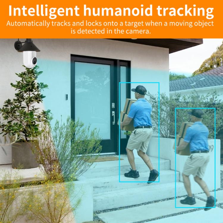 1080P Bulb Type WiFi Surveillance Camera Support Night Vision & Two-way Intercom & Motion Detection(White) by bashfashion