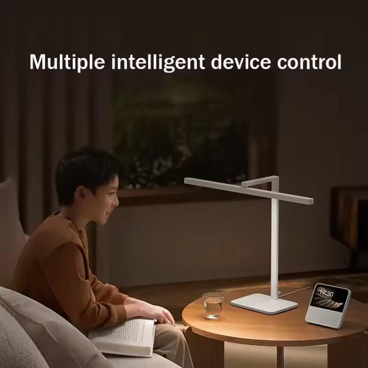 Original Xiaomi Mijia Desk Lamp 2 LED 60cm Long Lamp Holder HyperOS Connect, US Plug(White) by Xiaomi