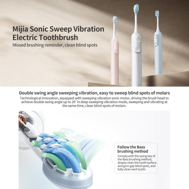 Xiaomi Mijia Sonic Sweep Electric Toothbrush(White) by Xiaomi