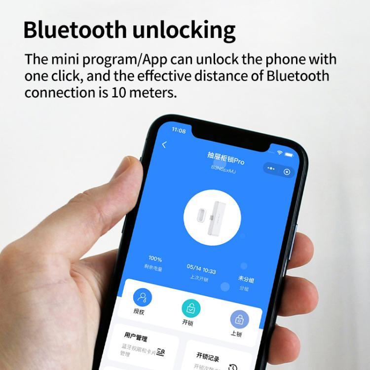 Xiaomi Youpin Yisuobao Smart Drawer Cabinet Lock Pro(White) by Xiaomi