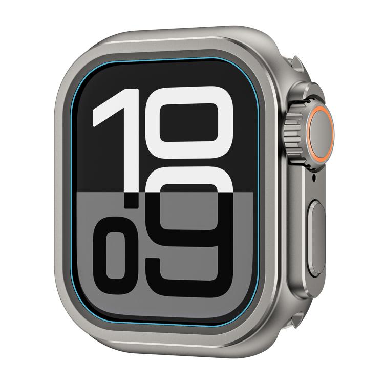 For Apple Watch Series 10 / 11 46mm Change to Ultra 49mm Zinc Alloy Watch Case(Grey) by bashfashion