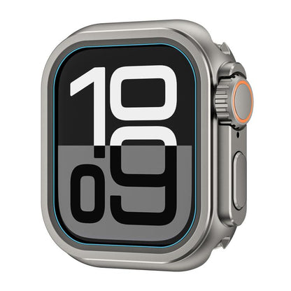 For Apple Watch Series 10 / 11 46mm Change to Ultra 49mm Zinc Alloy Watch Case(Grey) by bashfashion