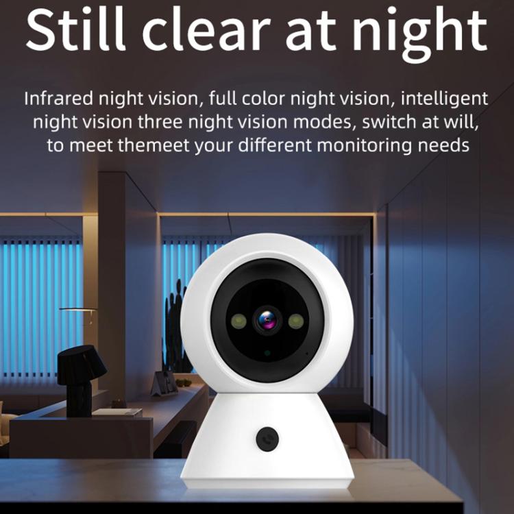 K11 1080P HD Night Vision Dual-Band Dual-Light Full Color WiFi Camera(White) by bashfashion