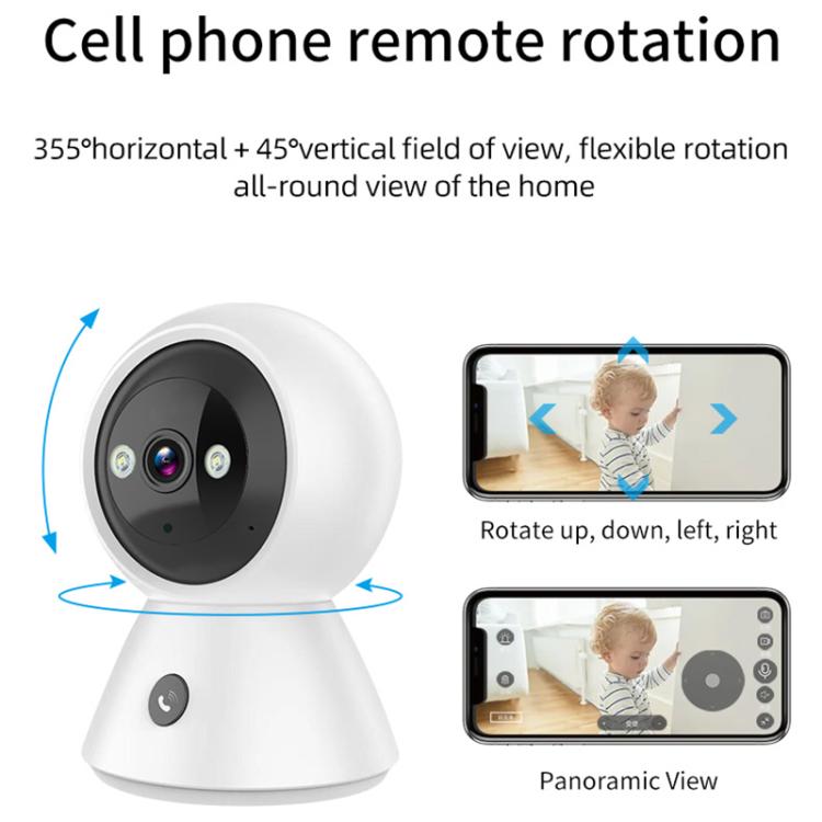 K11 1080P HD Night Vision Dual-Band Dual-Light Full Color WiFi Camera(White) by bashfashion
