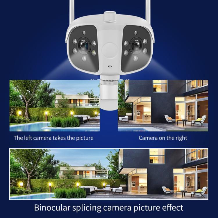 K13 1080P HD Binocular Night Vision Wide Angle Camera(White) by bashfashion