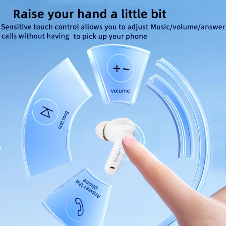 Original Lenovo EA210 Simple In-Ear True Wireless Bluetooth Earphones(Black) by Lenovo