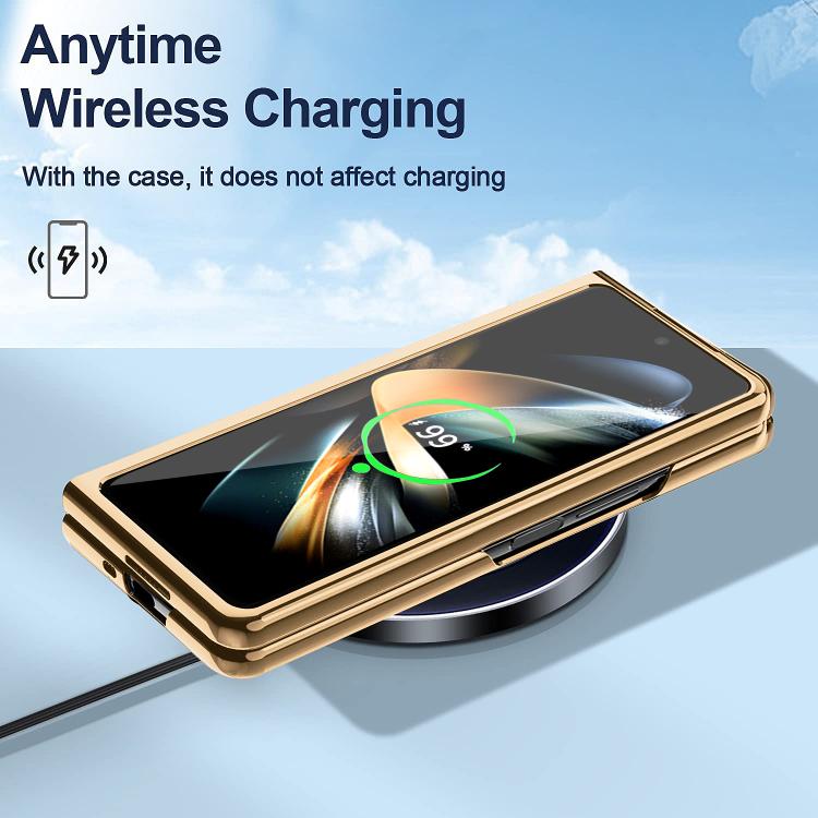 For Samsung Galaxy Z Fold5 VIETAO Dream Series Metal Ring Leather Phone Case(Black) by VIETAO