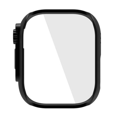 For Redmi Watch 5 Lite Change to Ultra Tempered Film Integrated PC Watch Protective Case(Black) by bashfashion