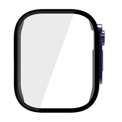 For Redmi Watch 5 Lite Change to Ultra Tempered Film Integrated PC Watch Protective Case(Blue) by bashfashion